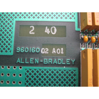 Allen Bradley 960160-02-A01 Circuit Board Chipped Connector Edge - New No Box