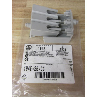 Allen Bradley 149E-25-C3 3 Pole Terminal Cover 149E25C3 (Pack of 2)