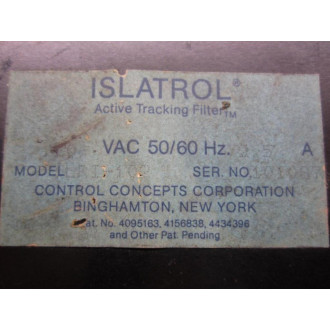 Islatrol LRI-102 Active Tracking Filter - Used