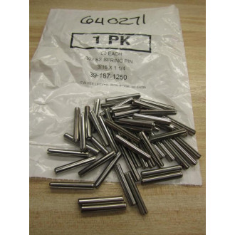 ITW BEE LEITZKE 39-187-1250 Spring Pin (Pack of 50)