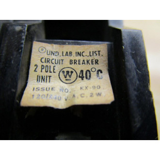 Westinghouse BA2050 Circuit Breaker - Used