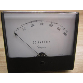 Simpson Meter 0-300 DC Amperes - Used