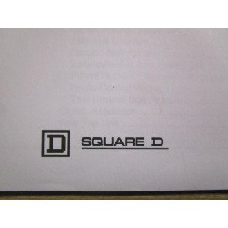Square D 48049-028-02 Instruction Bulletin For ME & MX - Used