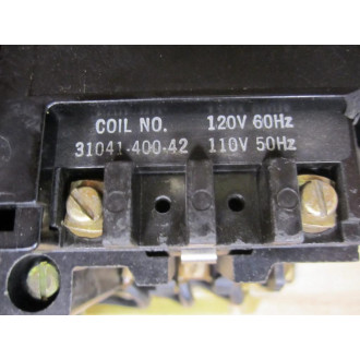 Square D 8736SCO8S Starter 8736-SC08S WO Top WiresReset Button - Used