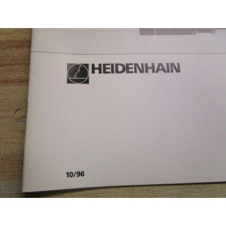 Heidenhain 295 566 91 40 Manual For LS 106LS - Used