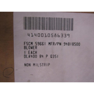 Rotron 94818500 Blower 4140-01-058-6339 HF1H011N