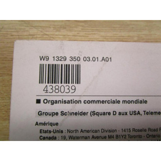 AEG Schneider TLX DM PL7M 10E Operating Modes Manual - Used