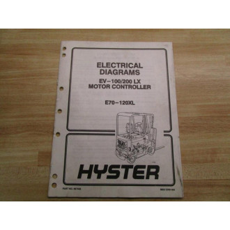 Hyster 897449 Electrical Diagrams Hy-897449