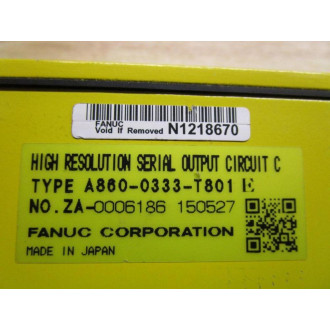 Fanuc A860-0333-T801 E Output Circuit C - Used