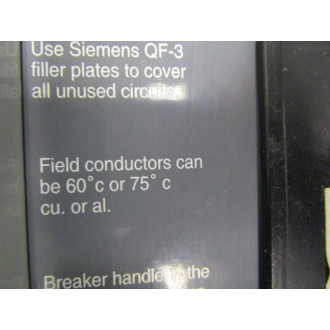 Siemens S1C30BL100CTS Panel Board - Used