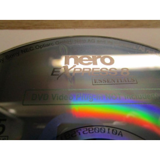 Sony ENER08V1J Nero Express 8 Software CD