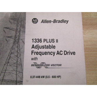 Allen Bradley 184898 (3) User Manual For 1336 PLUS II - Used
