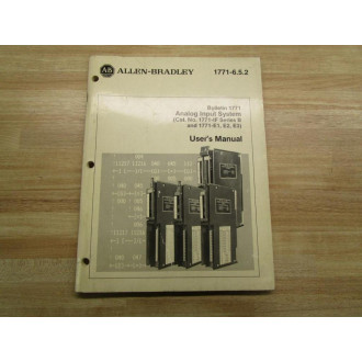 Allen Bradley 955090-43B User's Manual 1771-IF E1 E2 E3 - Used