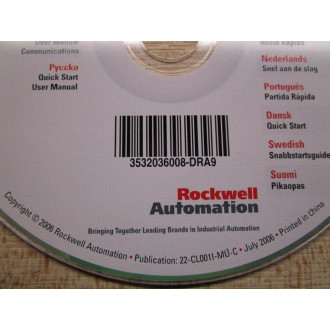 Allen Bradley 3532036008-DRA9 Power Flex For 4,40, 400 & 40P AC Drives - Used