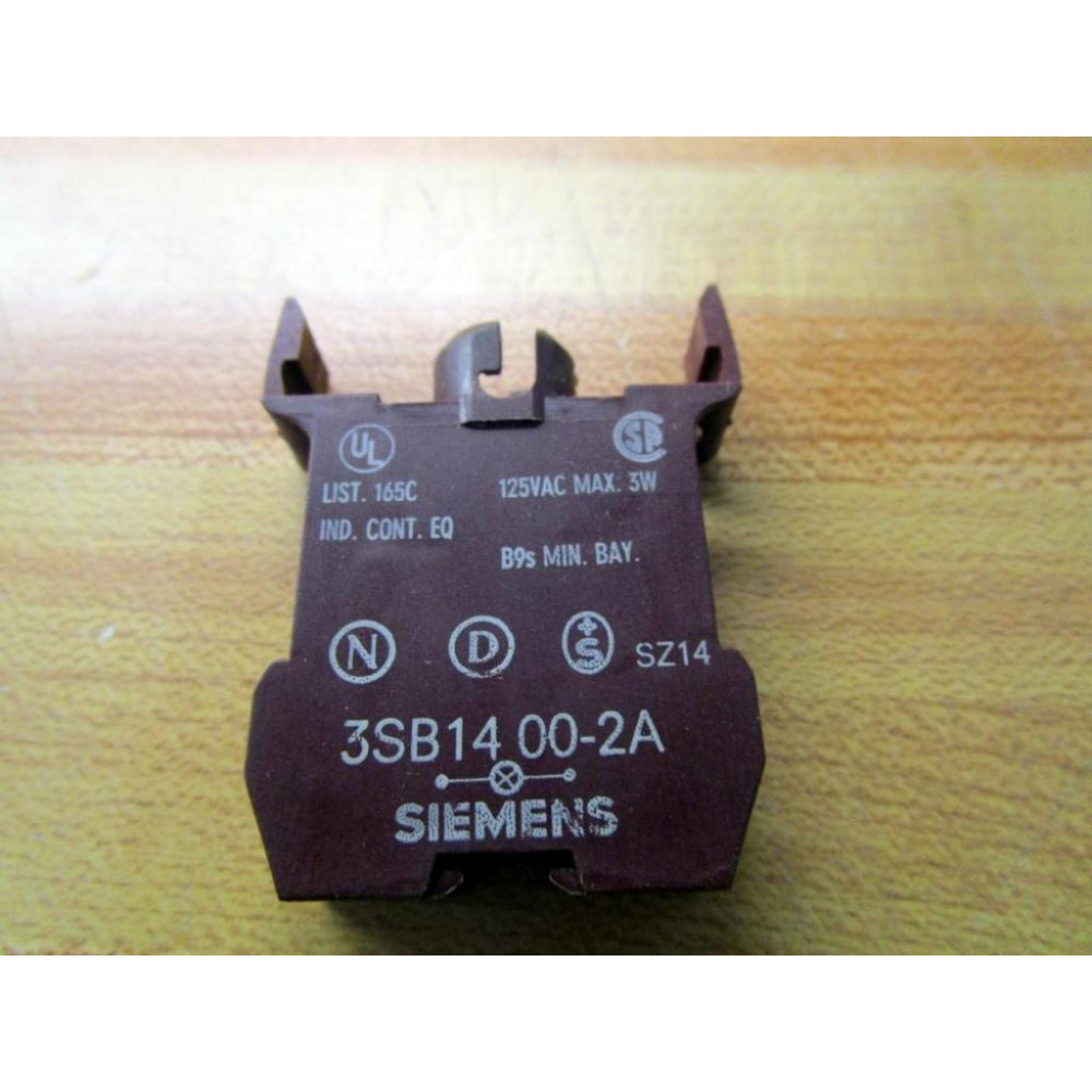 Siemens 3SB1400-2A Module  3SB14 00-2A 3W - New No Box