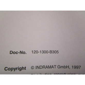 Mannesmann  Rexroth SV01-MS-P Manual 120-1300-B305