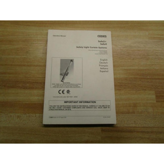 Cedes 102 261 Operation Manual Safe2+ Safe4 - Used
