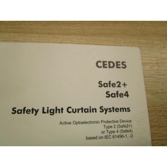 Cedes 102 261 Operation Manual Safe2+ Safe4 - Used