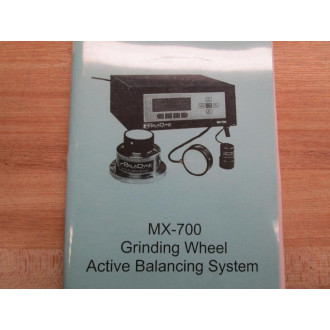 Baladyne 100782 Operating Manual For MX-700 - Used