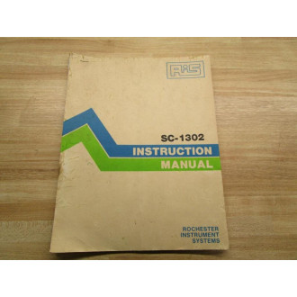 RiS 1035-114 Instruction Manual For SC-1302 - Used
