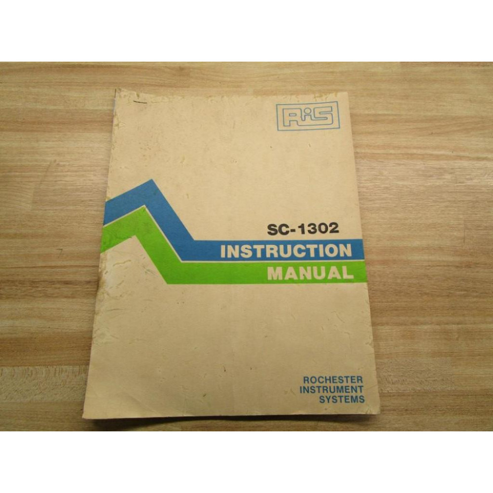 RiS 1035-114 Instruction Manual For SC-1302 - Used