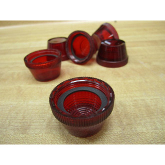 Allen Bradley 800T-N26R Lens Red 800TN26R (Pack of 6) - New No Box