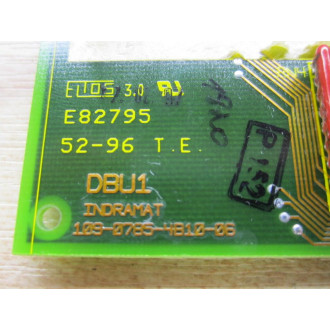 Indramat 109-0785-4B10-06 DBU1 Servo Interface Board 109-0785-4A10-06 - New No Box