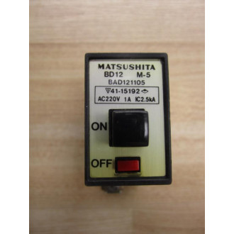 Matsushita BAD121105 Circuit Breaker - Used