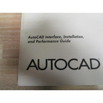 Autocad 100741-03 Manual 10074103 - Used