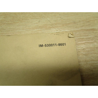 Cutler Hammer IM-530011-8601 Eaton Instruction Manual AF-5000 - Used