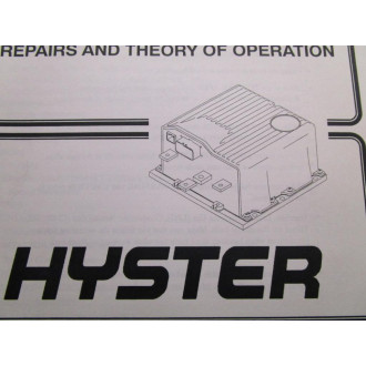 Hyster 1463732 Manual For Transistor Motor Controllers SR SP Hy-1463732 - Used