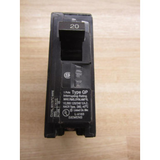 Siemens QP-120 Circuit Breaker 20 Amp Q120 - New No Box