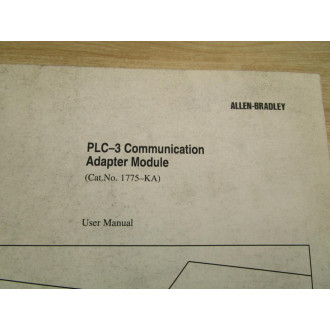 Allen Bradley 40463901 User Manual Cat. No. 1775-KA - Used