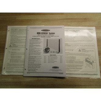 Banner 44895EOC Manual For Mini-Screen System 57162 - Used