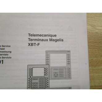 Schneider W915590040111 A06 Manual For XBT-F Operator Interface