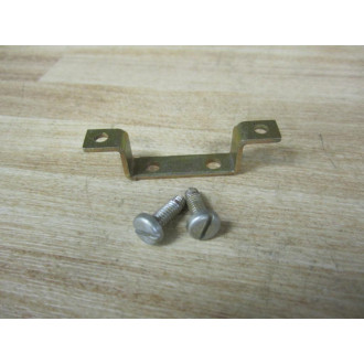 Joslyn Clark Ward Leonard 78095-R Bracket 5M63 Metal 2 Screws - Used