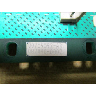 BD 759593 Circuit Board 00759592-AB - Used