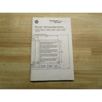 Allen Bradley 40072-048-01 (A) Manual For Micrologix 1000 - Used