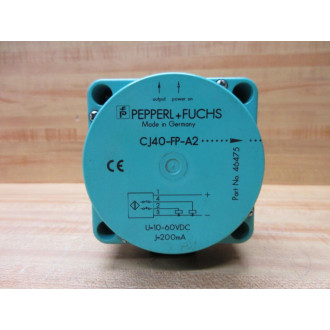 Pepperl + Fuchs CJ40FP-A2-P4 Capacitive Sensor 46475 - Used