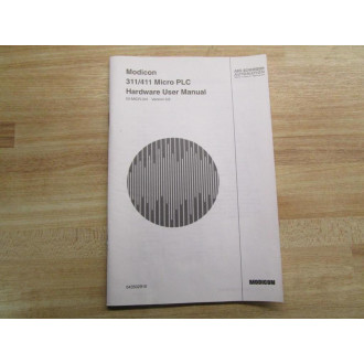 Modicon 043502910 Manual For 311411 Micro PLC Hardware - Used