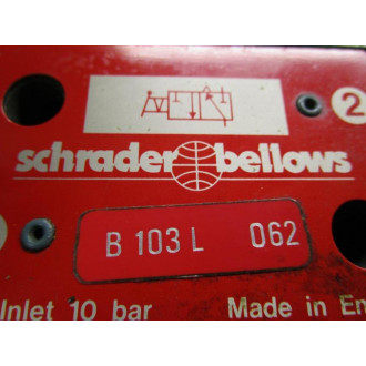 Schrader Bellows B 103 L 062 Valve - Used