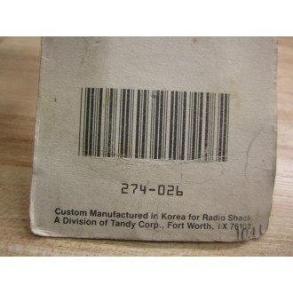 Archer 274-026 DIN Plug