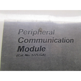 Allen Bradley 955103-11 User Manual  1775-GA