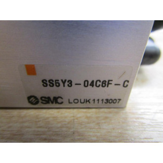 SMC SS5Y3-04C6F-C Valve - Used