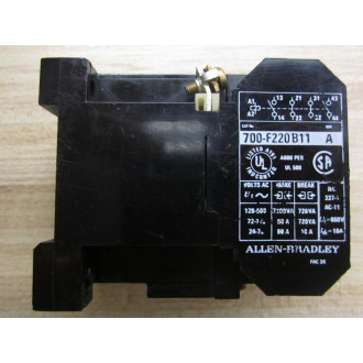 Allen Bradley 700-F220B11 Control Relay - New No Box