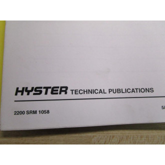 Hyster 1534735 Manual Hy-1534735 - Used