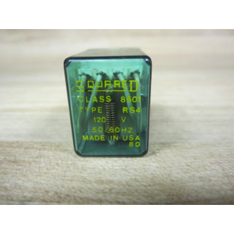 Square D 8501-RS4 Relay 15734 Green (Pack of 2) - Used