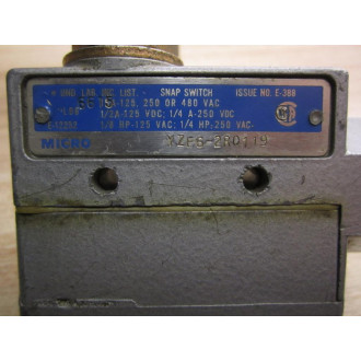 Micro Switch YZE6-2RQ119 Honeywell Limit Switch - Used