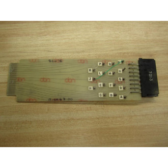 Gettys 11-0063-950 Circuit Board 11-0063-00 - Used