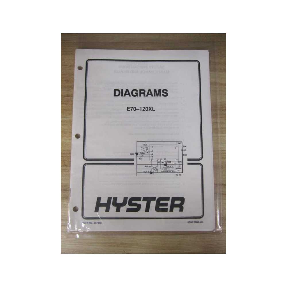 Hyster 897348 Diagrams Manual Hy-897348